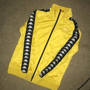 kappa jacket yellow